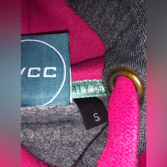 Women’s Cambridge University Gray/Hot Pink Hoodie - S - Picture 6 of 8